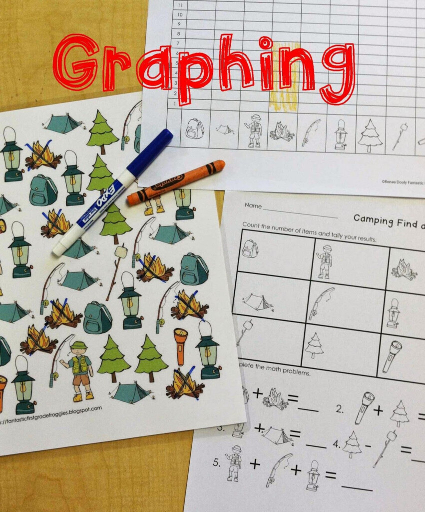 Camping Math Stations Fantastic First Grade Froggies Math Stations 