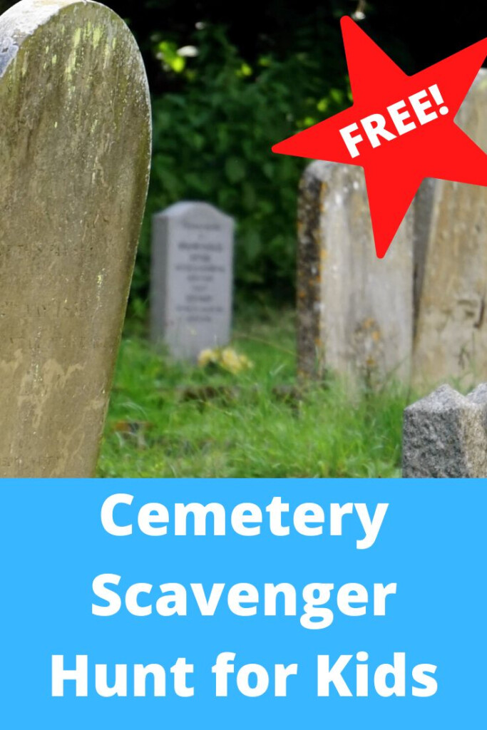 Creative Parenting FREE Cemetery Scavenger Hunt Picture Scavenger 