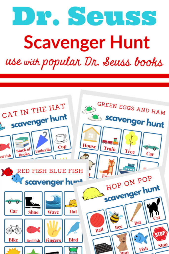 Dr Seuss Books Scavenger Hunt LaptrinhX