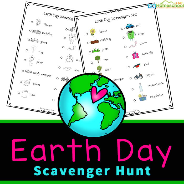 Earth Day Scavenger Hunt Pdf