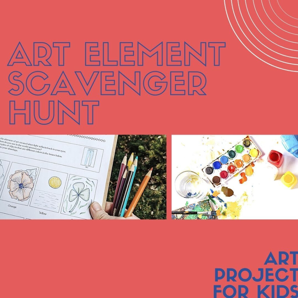 Elements Of Art Scavenger Hunts Pack Of 7 Printable Games Scavenger 