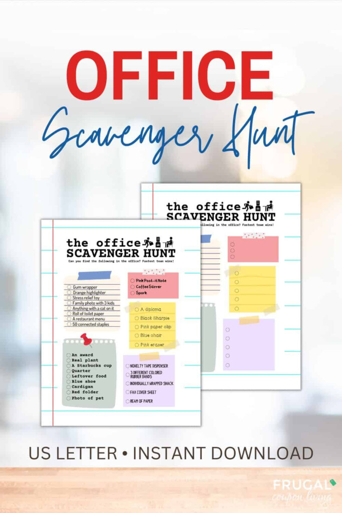 Epic Office Scavenger Hunt List A Fun Office Party Game At Work 