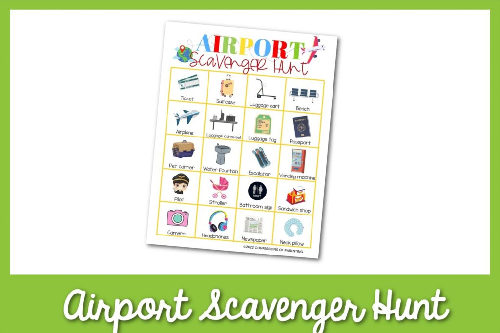 Free Airport Scavenger Hunt Free Download