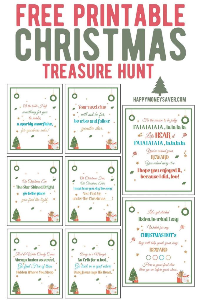 Free Christmas Scavenger Hunt Printables