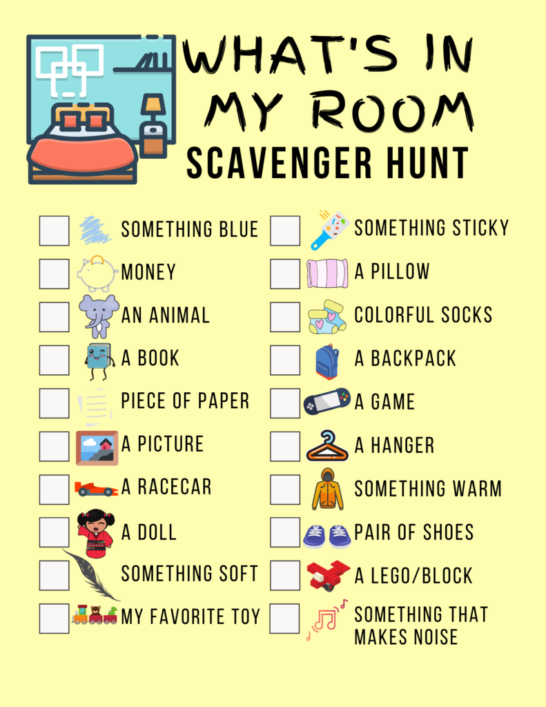 Free Indoor Scavenger Hunt