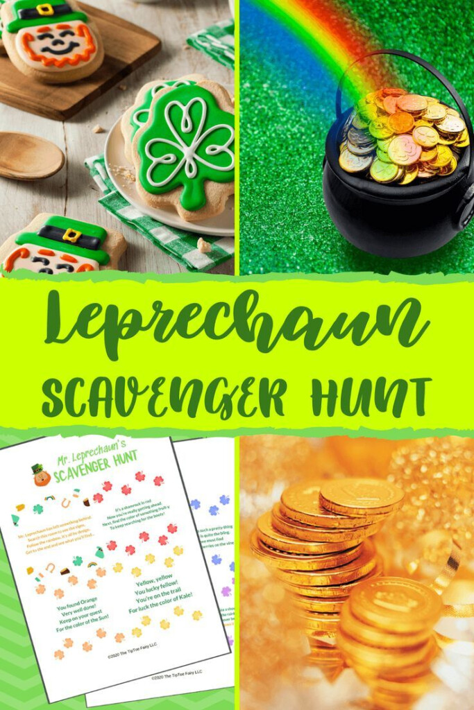 Free Printable Leprechaun Scavenger Hunt Printable Word Searches