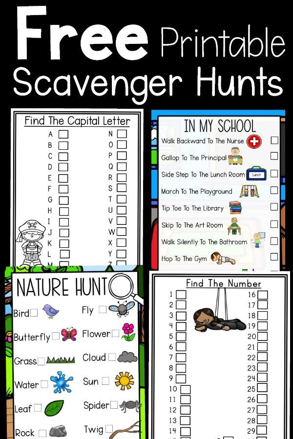 Free Printable Scavenger Hunt