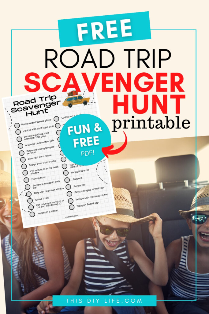 Fun Free Road Trip Scavenger Hunt Printable This DIY Life