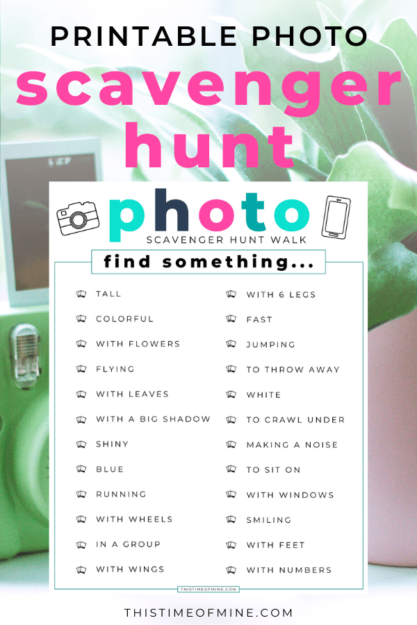 Fun Photo Scavenger Hunt Ideas Free Printable 59 OFF