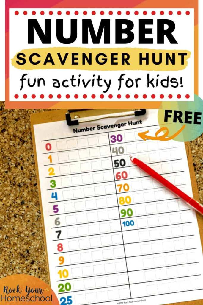 Fun Ways To Use This Free Number Scavenger Hunt Printable Rock Your 