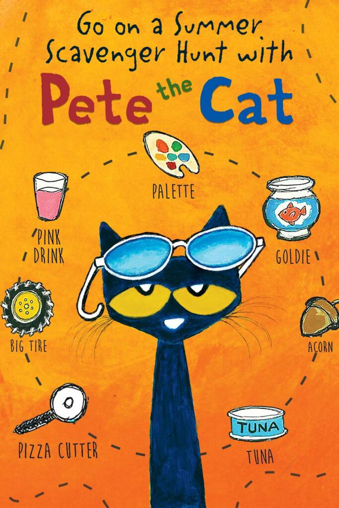 Go On A Summer Scavenger Hunt With PETE THE CAT Pete The Cat Summer 