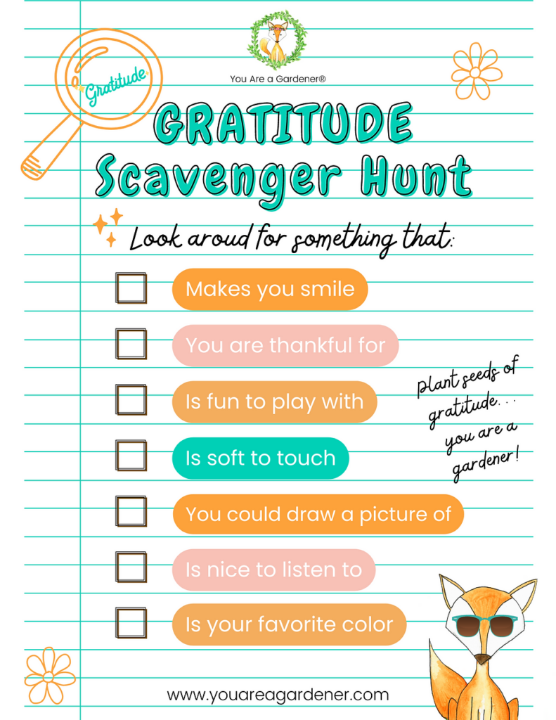 Gratitude Scavenger Hunt