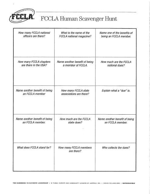 Human Scavenger Hunt Questions Fill Online Printable Fillable 