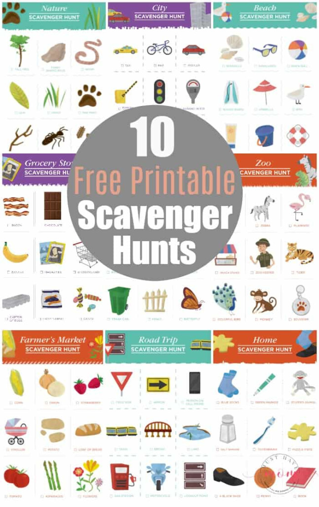 Kids Scavenger Hunt Printable Stephenson