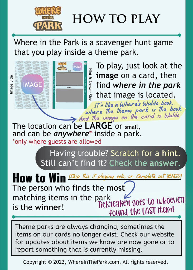 Knotts Berry Farm Scavenger Hunt Knotts Vacation Annual Etsy