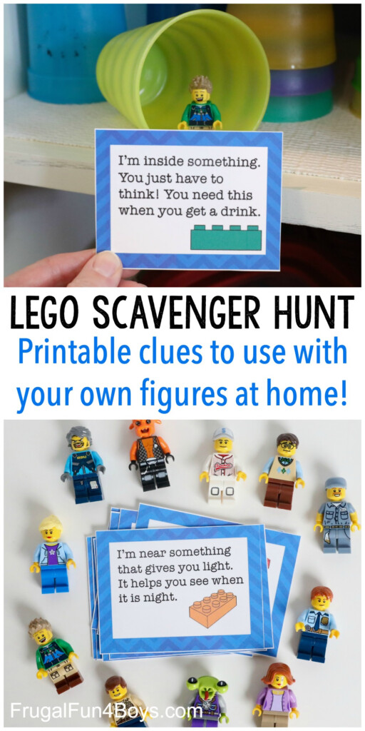 LEGO Scavenger Hunt With Printable Clue Cards Frugal Fun For Boys And 