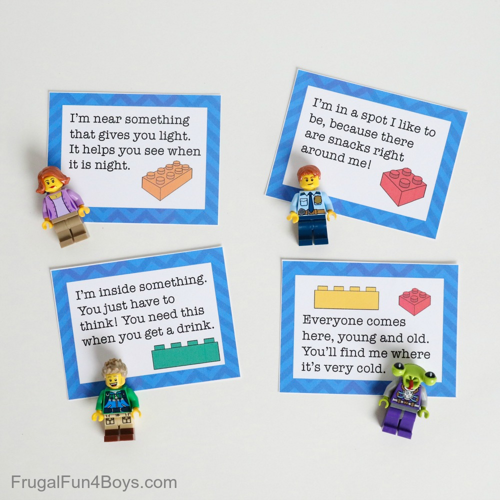 LEGO Scavenger Hunt With Printable Clue Cards Frugal Fun For Boys And 