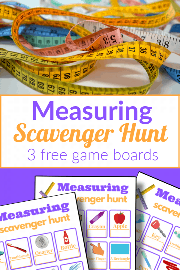 Measuring Scavenger Hunt Measurement Activities Measurement Fun 