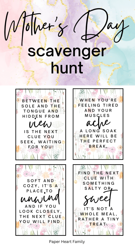 Mother s Day Scavenger Hunt That Your Mom Will Love