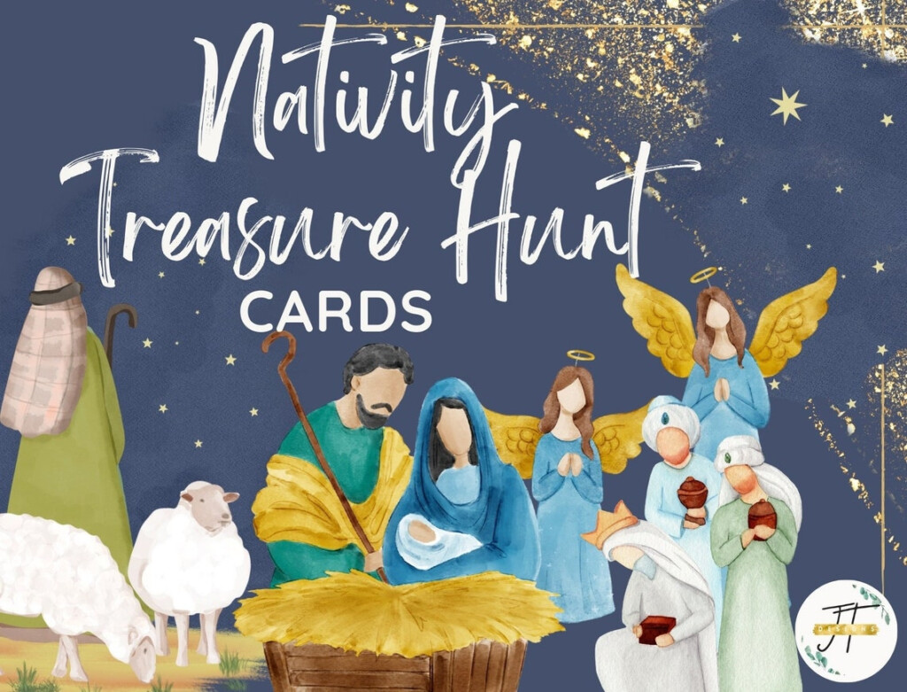 Nativity Scavenger Hunt Christmas Scavenger Hunt Christmas Treasure 