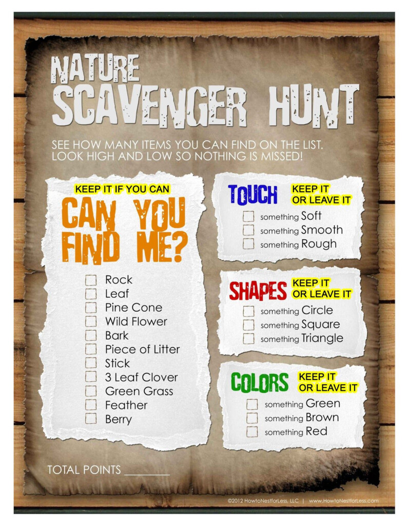 Nature Scavenger Hunts Scavenger Hunt For Kids Daisy Girl Scouts