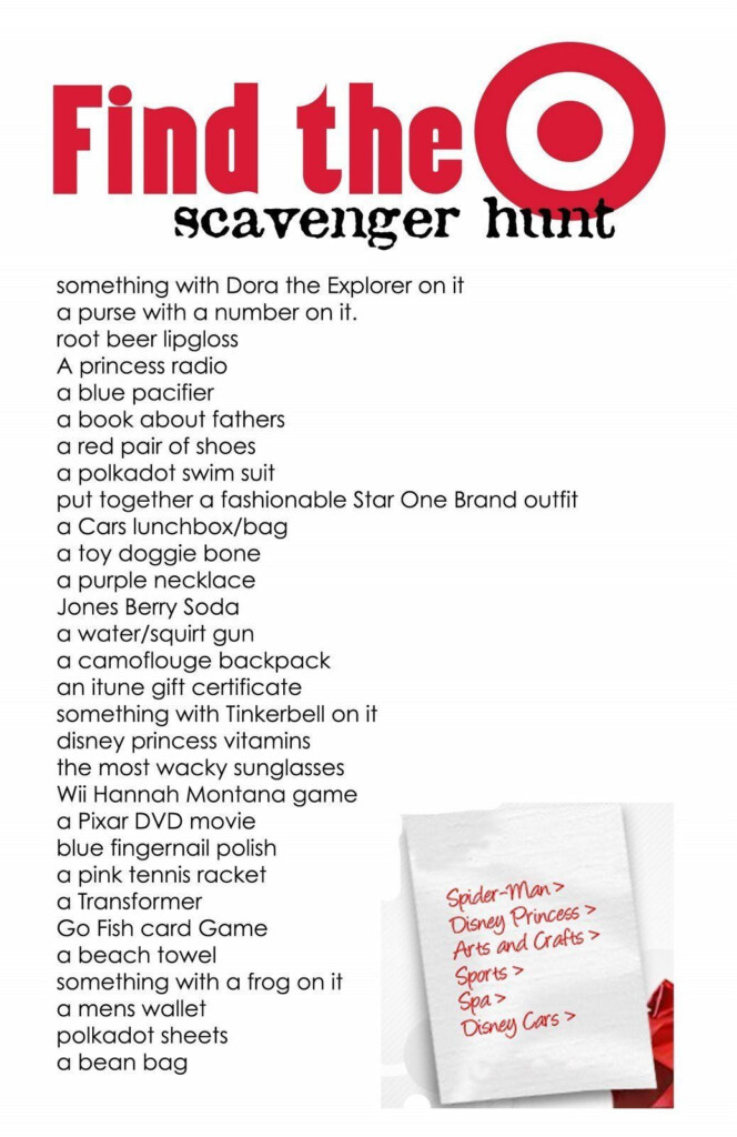 Pin On Scavenger Hunts