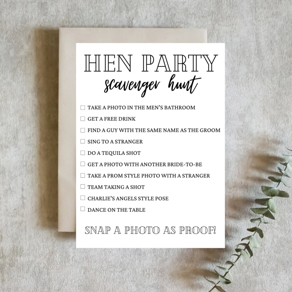 Plan The Perfect Hen Do Scavenger Hunt Paraiso Island