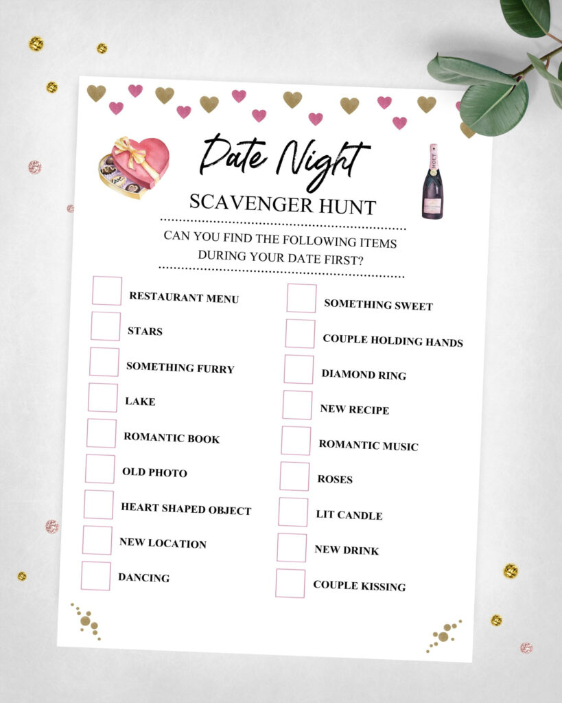 Printable Date Night Games NewFreePrintable