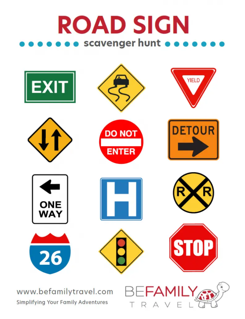 Printable Road Trip Games For Kids BeFamilyTravel