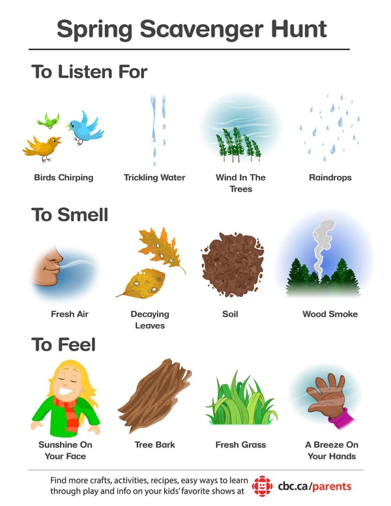 Printable Spring Scavenger Hunt Play CBC Parents