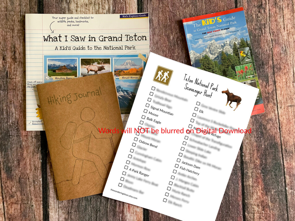 Printable Yellowstone National Park Scavenger Hunt Travel Etsy