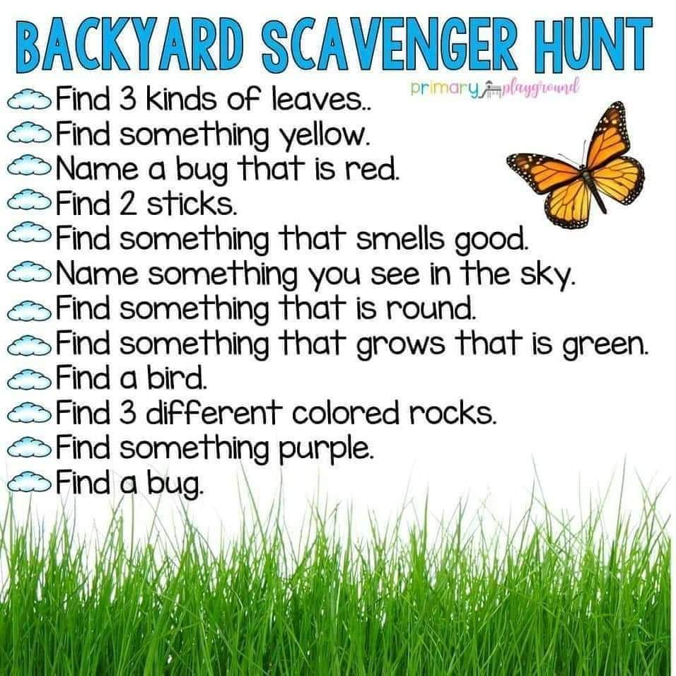 Scavenger Hunts Timmerman First Grade