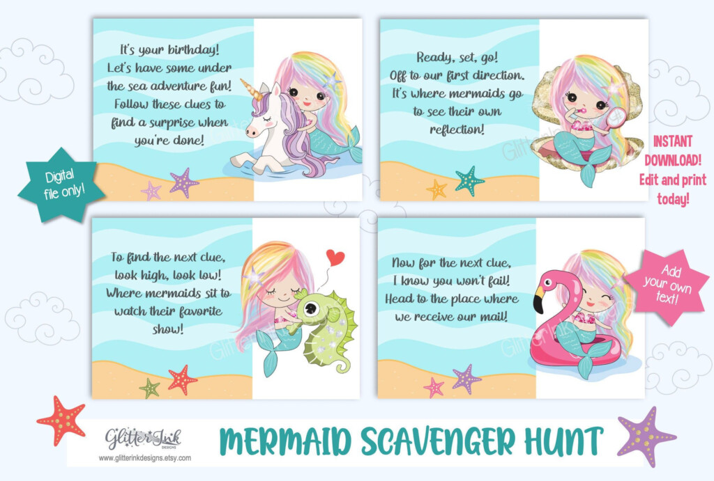  SPLASH Add Some Under the sea Adventure To Your Mermaid Party Or 