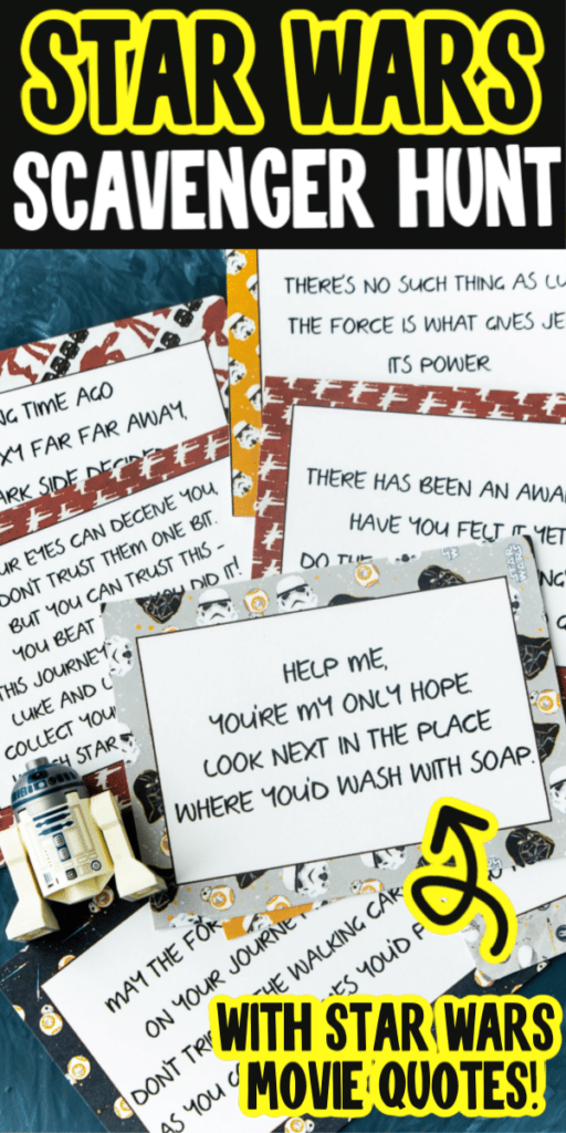 Star Wars Scavenger Hunt Free Printable Play Party Plan