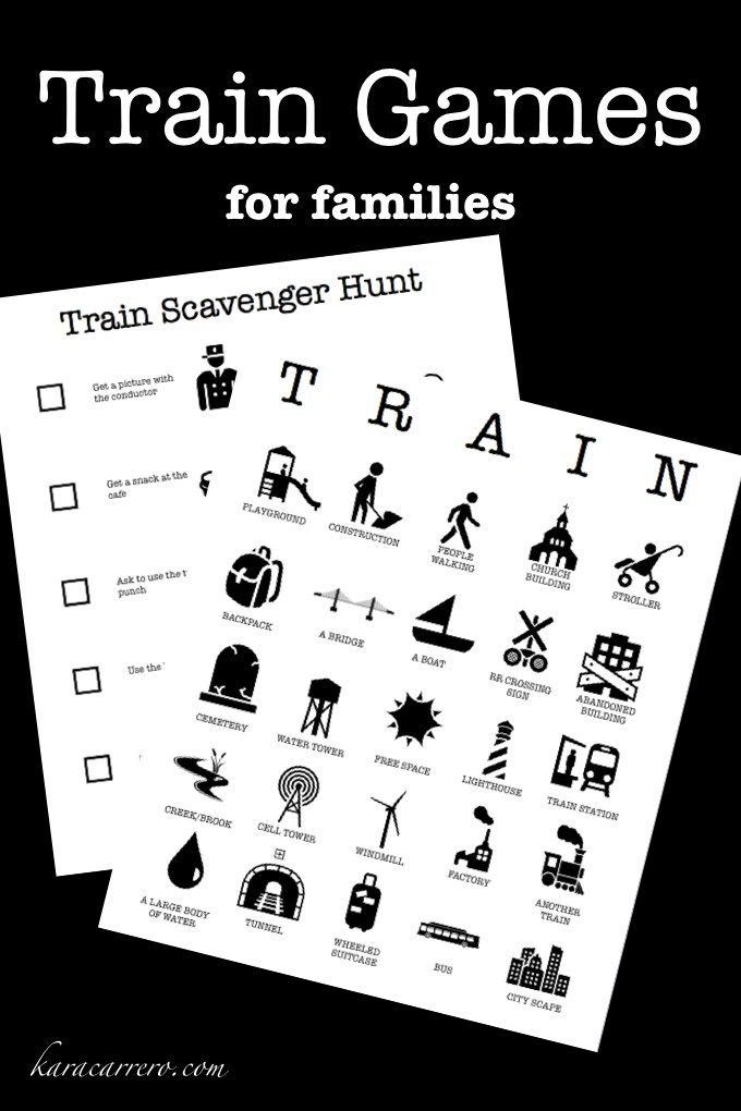 Taking The Train With Kids Games And Resources To Have Train Games 