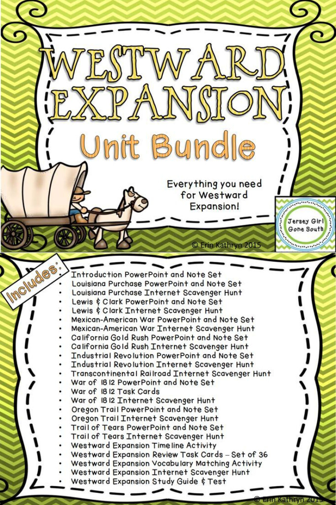 This Bundle Includes Everything You Need To Teach Westward Expansion 