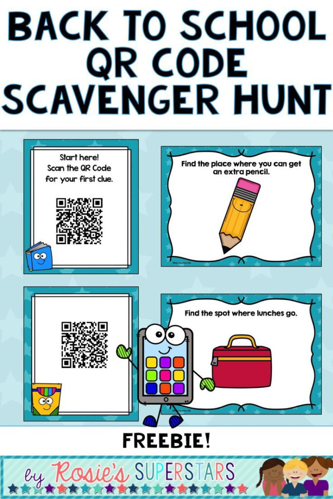 This Free Engaging QR Code Scavenger Hunt Is Designed For Students To 